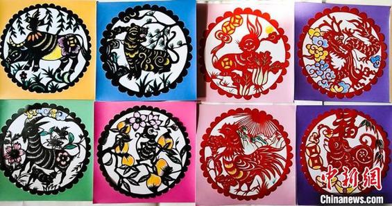 甘肃民间艺人巧剪“老虎”迎新年：形态各异 憨态可掬