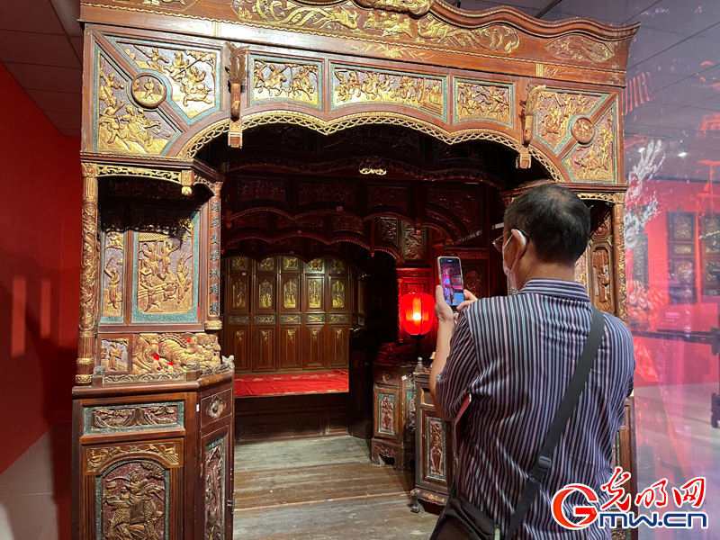 组图：北京金漆镶嵌艺术博物馆开馆