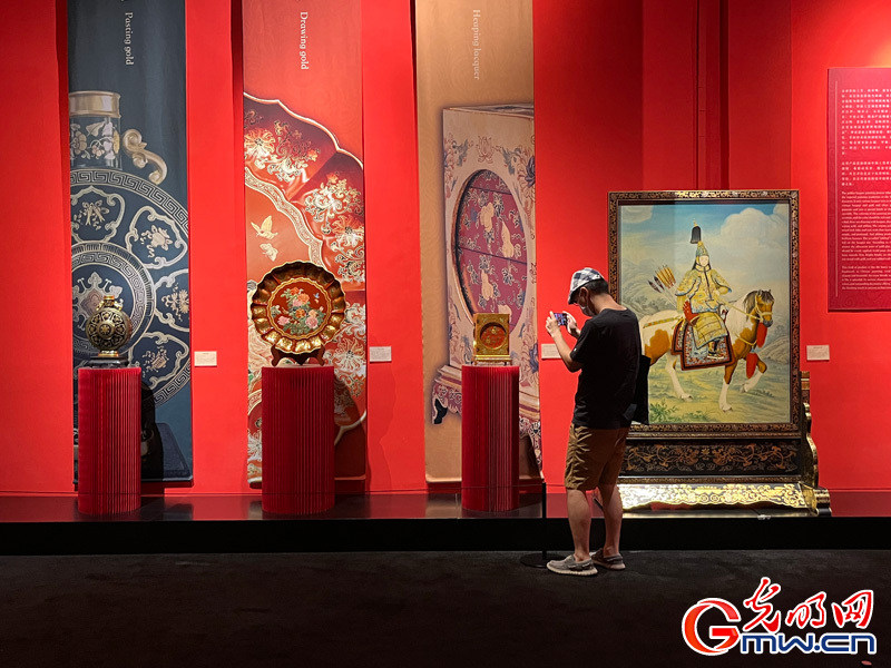 组图：北京金漆镶嵌艺术博物馆开馆