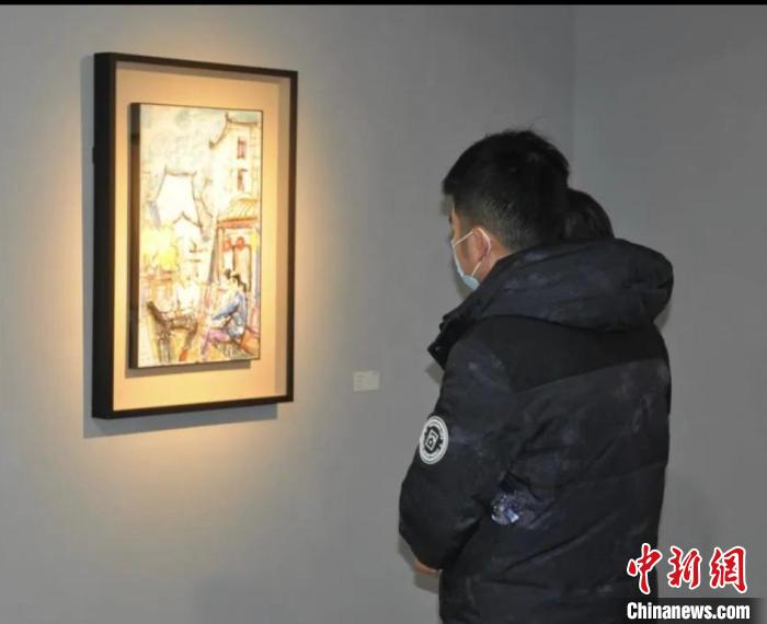 “纸本油画展”沪上开幕 探索新型油画材料更多可能性