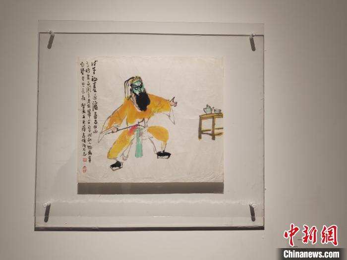 中国戏曲人物画鼻祖关良作品山西展出