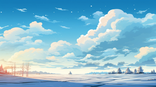 【节气里的大美中国·冬至】AI绘本:暖阳雪影 【节气里的大美中国·冬至】AI绘本:暖阳雪影