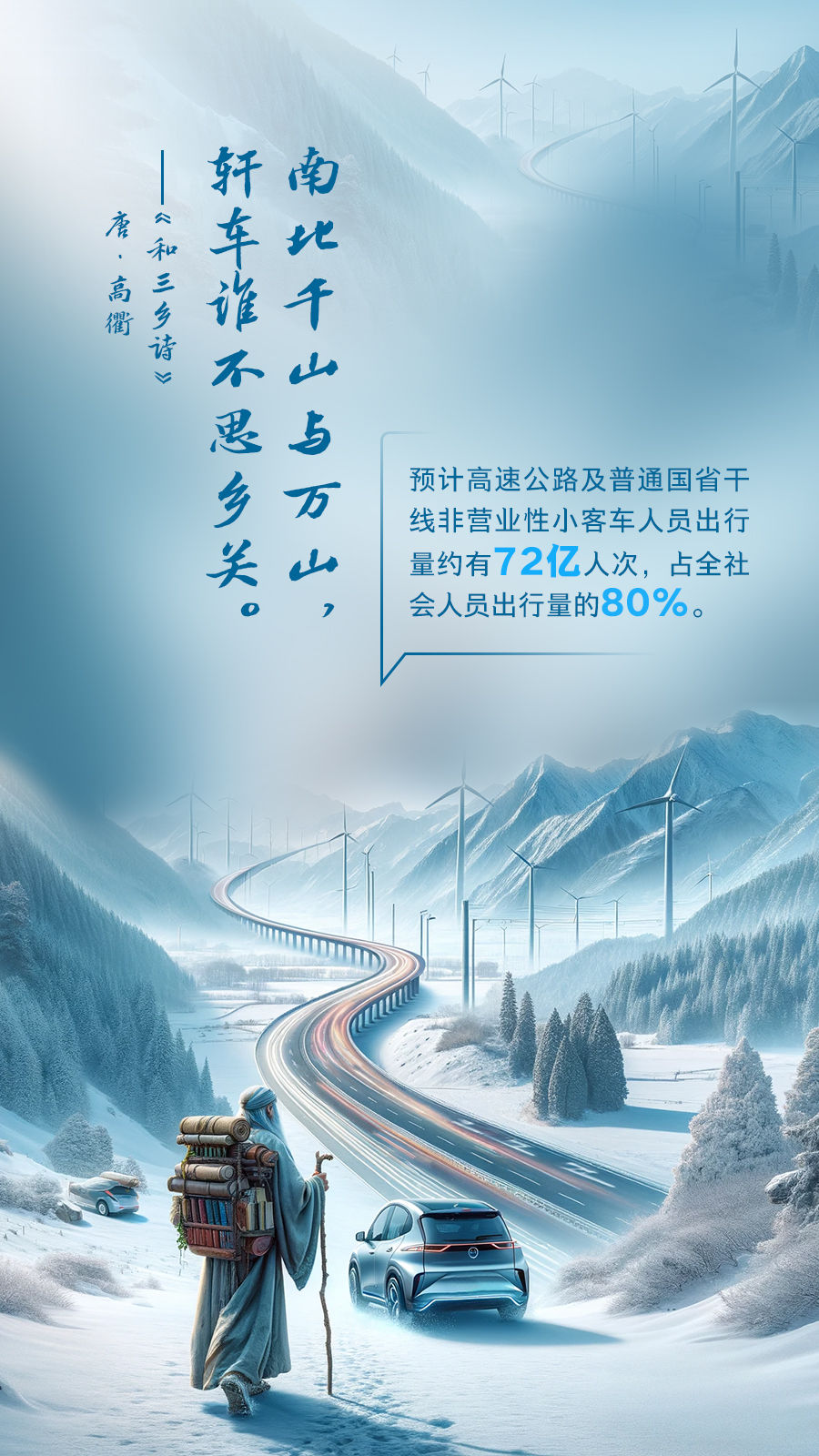 AIGC丨古诗里的回家路 今年春运走走看