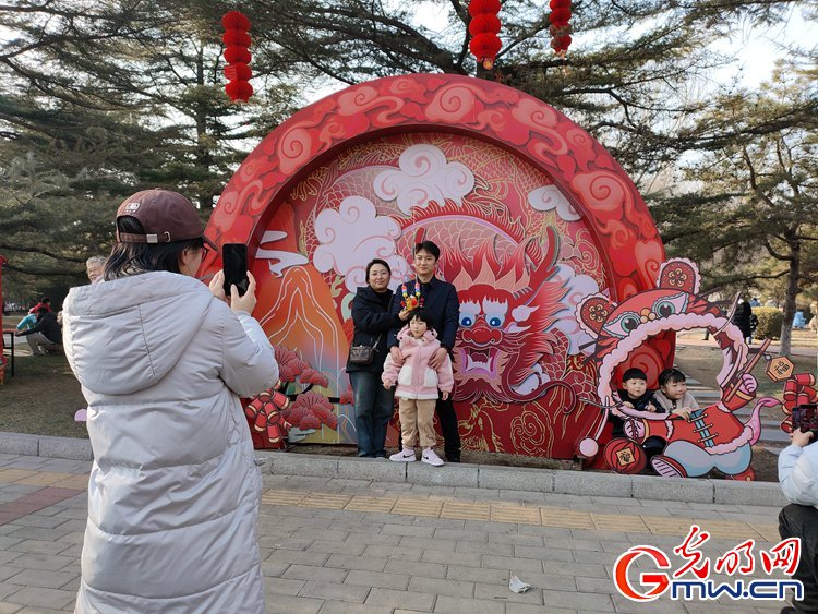 【新春走基层】组图丨北京龙潭庙会：众龙庆春 年味拉满