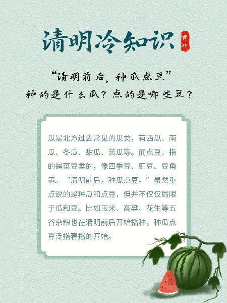 清明冷知识 | 原来你是这样的清明节