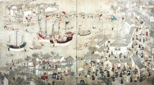 千问千寻大运河丨一幅古画，如何描绘邵伯古镇风情