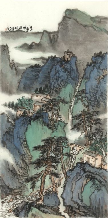 “问道南山——石峰中国山水画作品展”在湘潭齐白石纪念馆举办