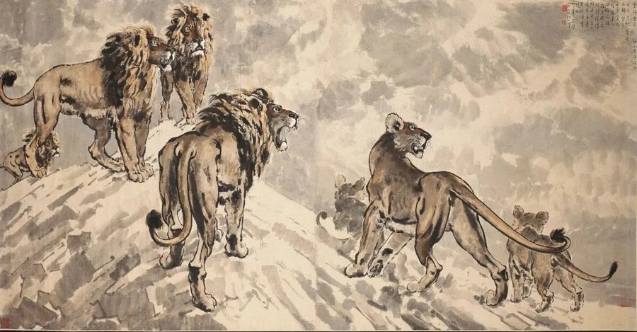 鲜为人知的俄罗斯藏徐悲鸿早期抗战画作