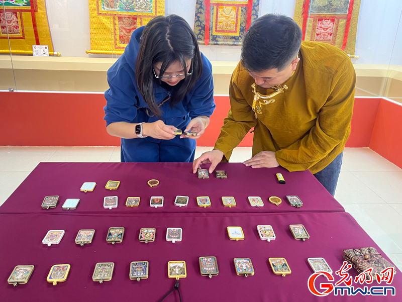 市民走进北京燕京八绝博物馆感受京津青三地文化魅力