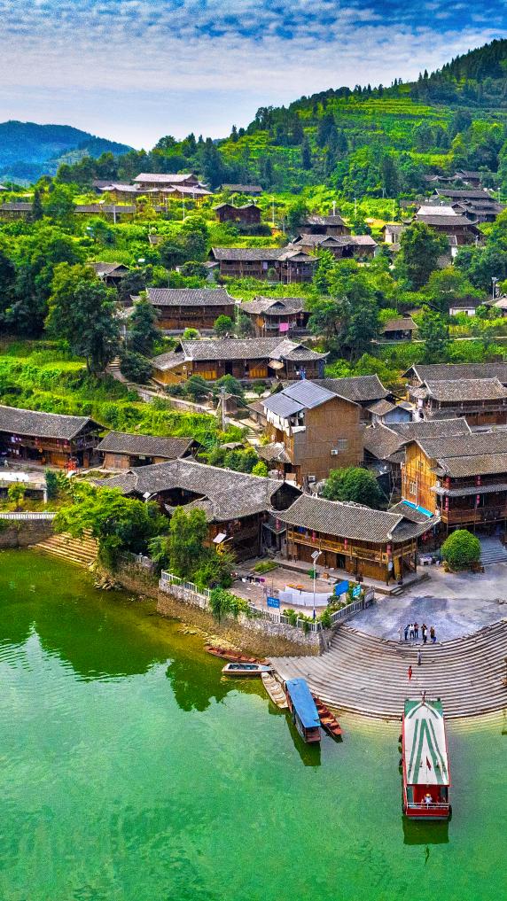 看见古村丨重庆河湾村:漫步最美土家山寨 领略吊脚楼魅力