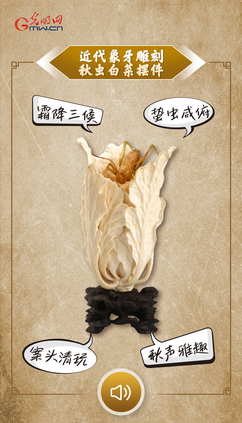 “文物会说话”有声海报｜秋虫无声，秋意尽显