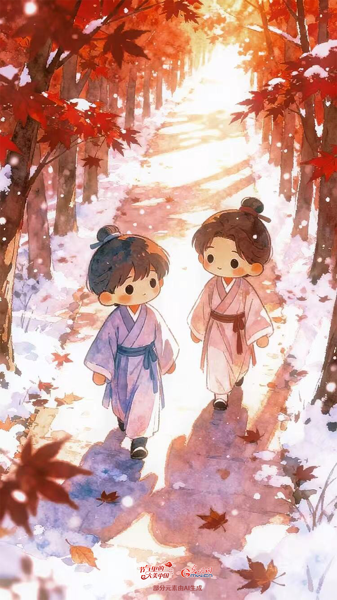 【节气里的大美中国】壁纸丨一场冬日浪漫，准备好了吗？