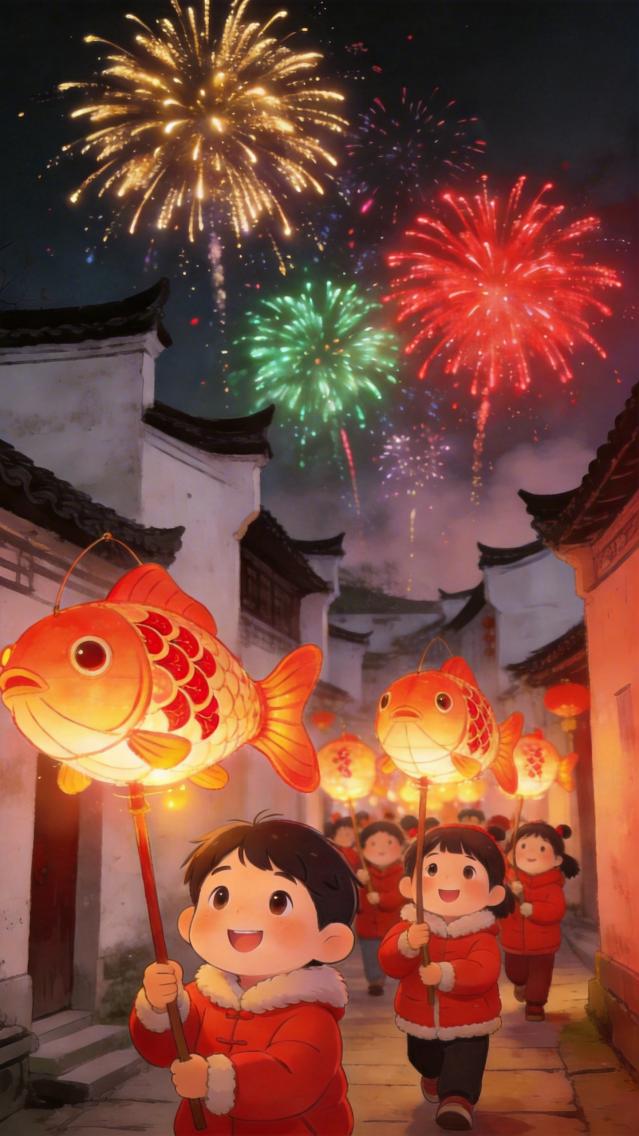 【网络中国节】安徽歙县鱼灯：一夜鱼龙舞，“游”进新春