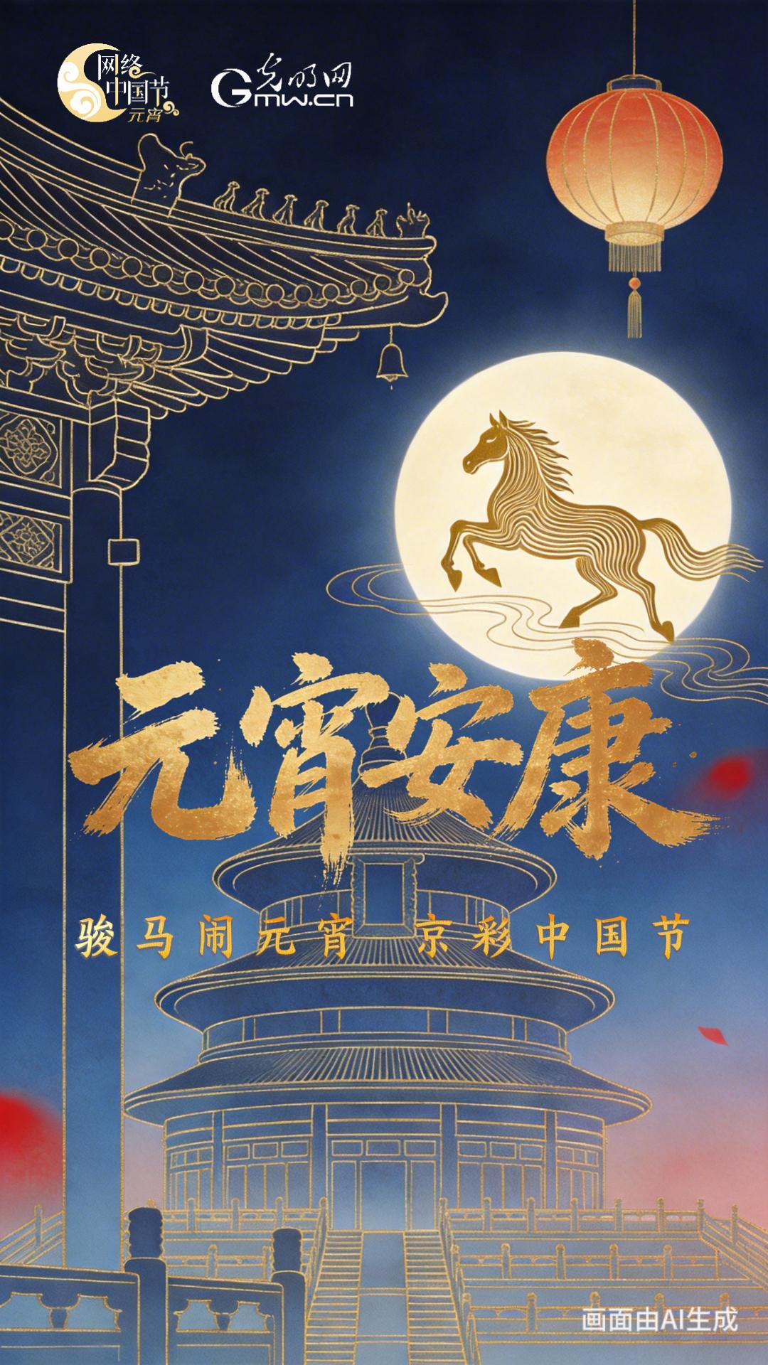 【网络中国节】抢先亮灯！骏马闹元宵