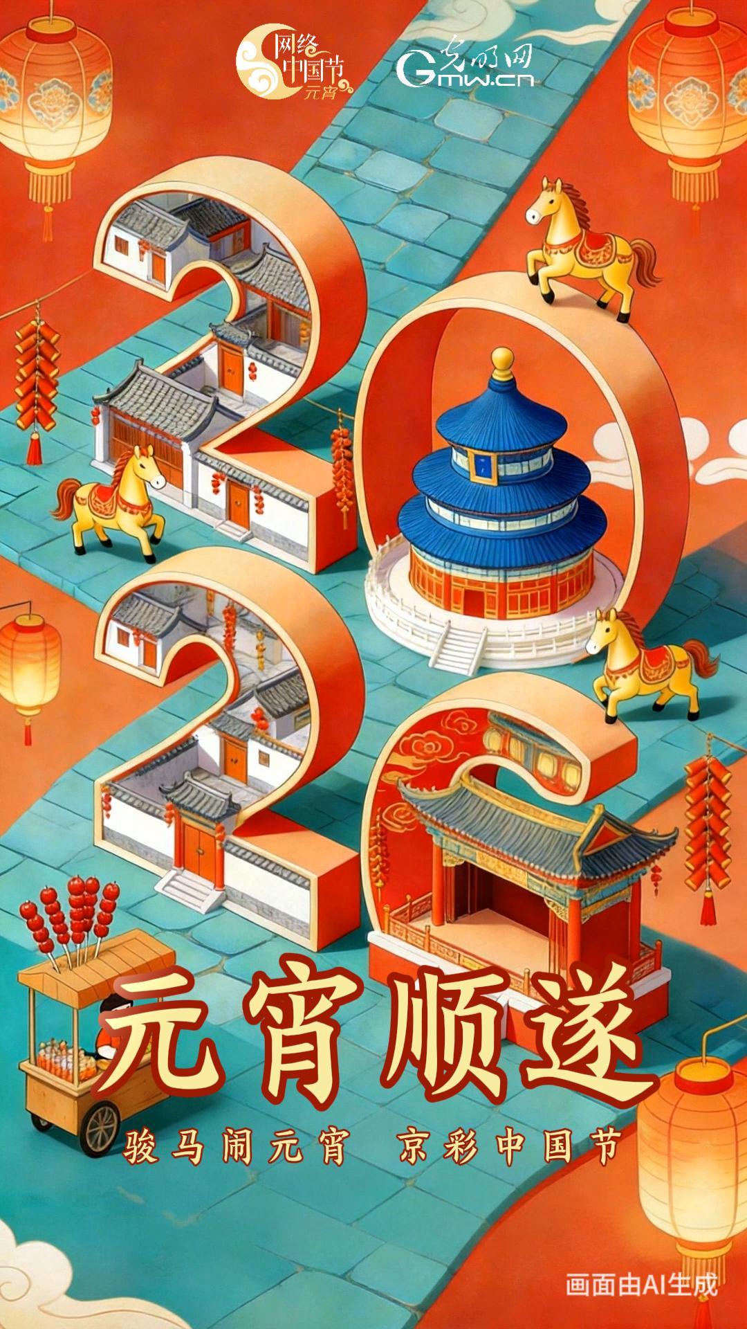 【网络中国节】抢先亮灯！骏马闹元宵