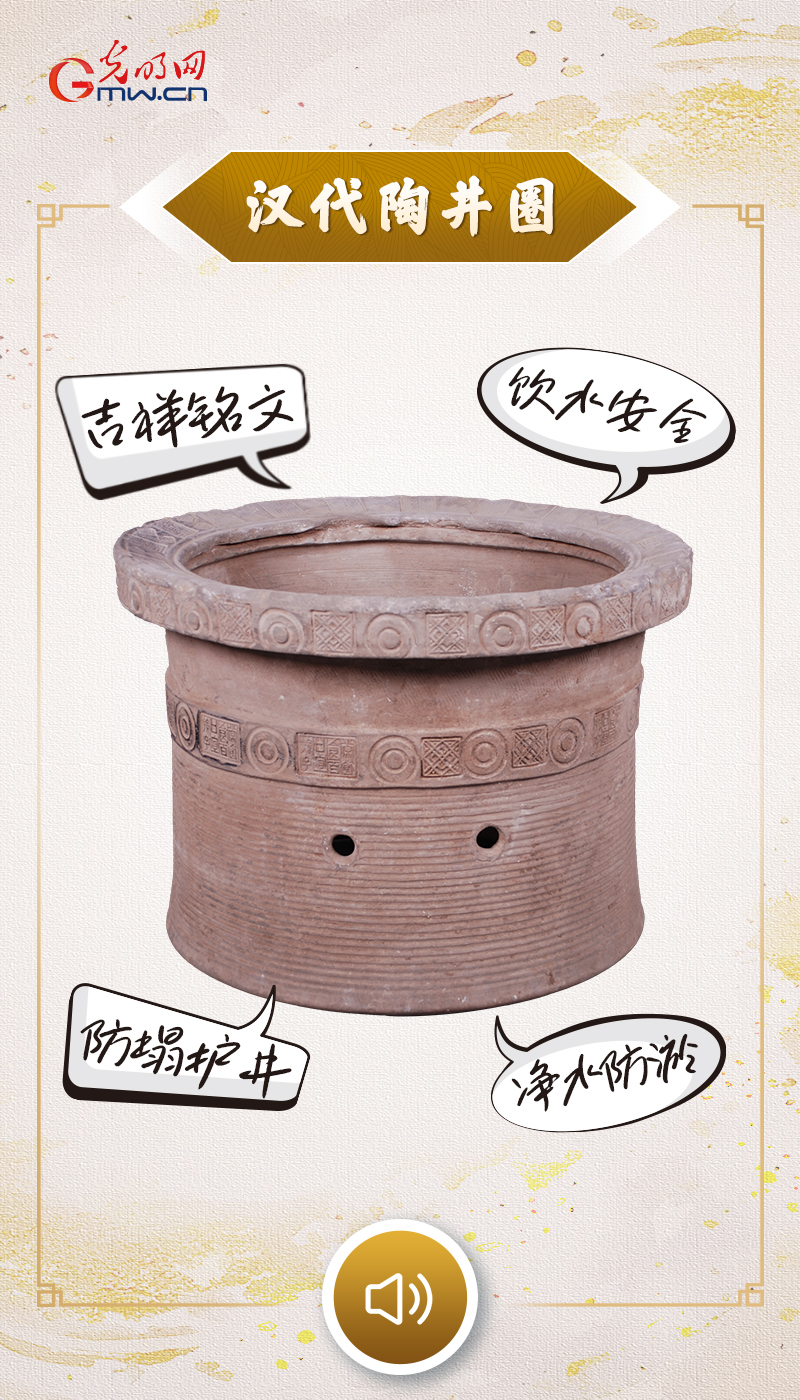 “文物会说话”有声海报|以物载安,品世代相传的安全之道 “文物会说话” 有声海报|守护千年饮水安全的“净水神器”