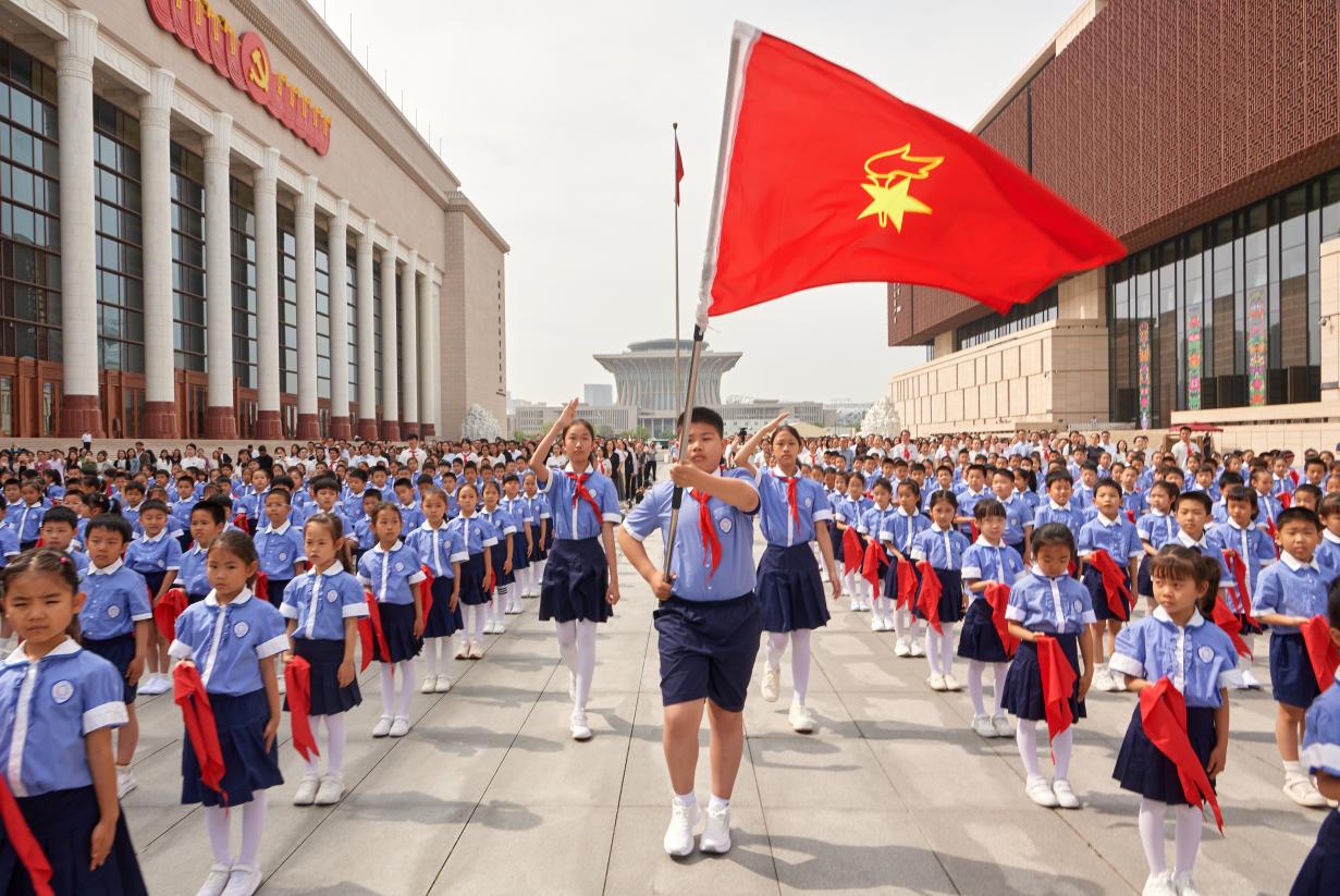 “童心向党 逐梦前行”主题教育活动在党史展览馆举行
