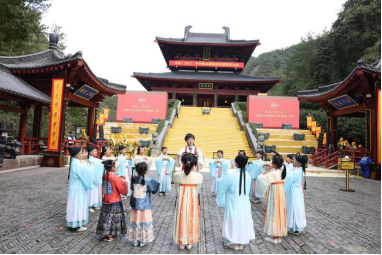 黄帝文化宣传大使“小一姐姐”：黄帝大典是浙江文化自信的重要源泉