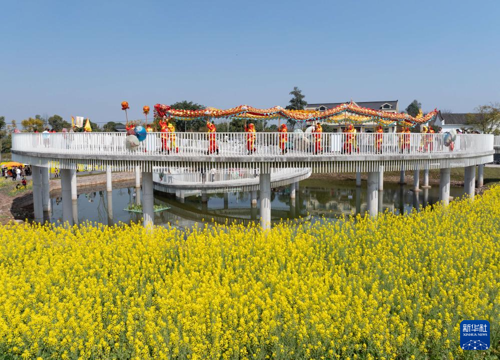 四川泸县:“二月二”舞龙盼丰收