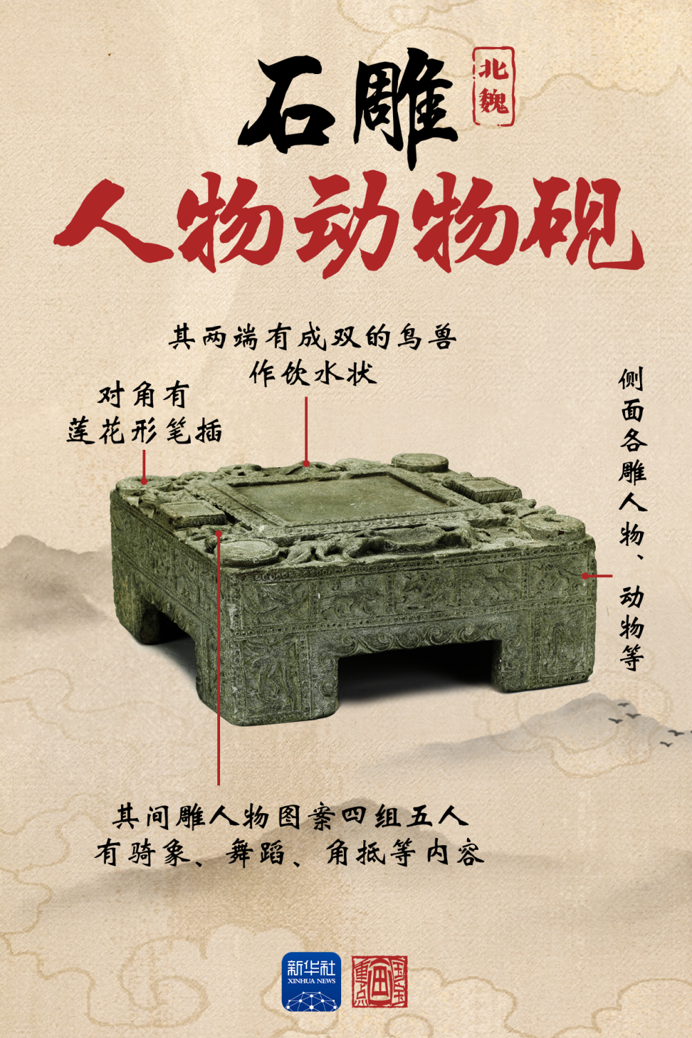 文化中国行·国宝画重点｜世界读书日，走进古人文房里的小设计！