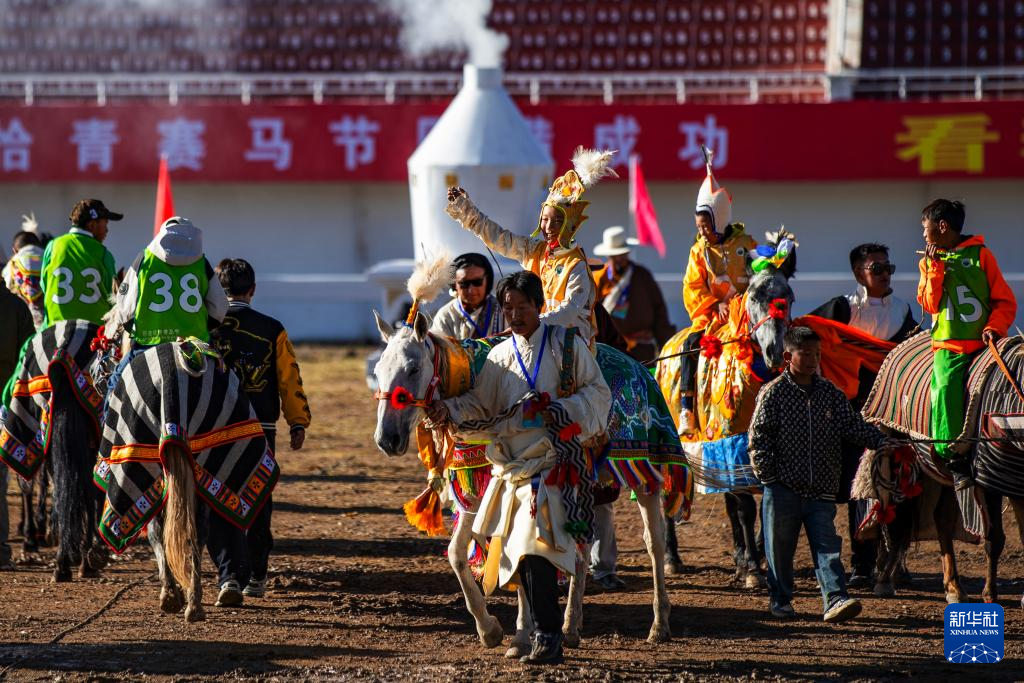 新华全媒+丨高原竞速:马蹄踏响羌塘草原