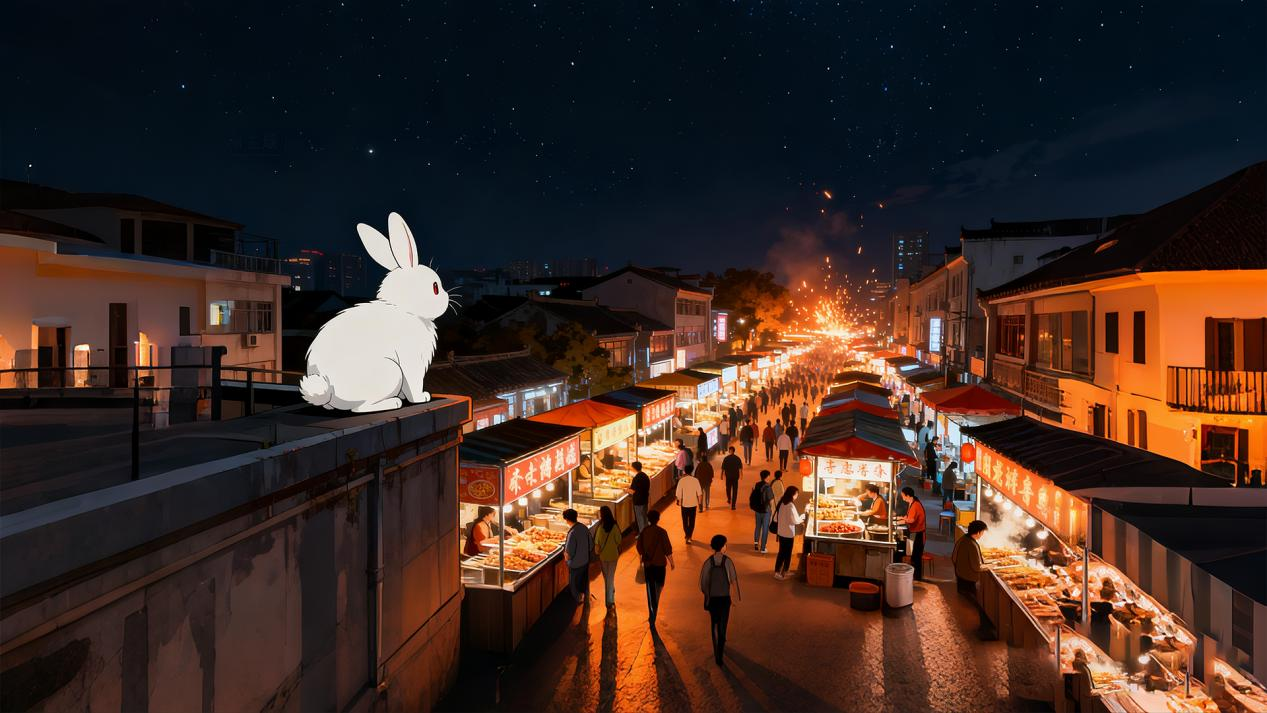 【网络中国节】漫动时节丨玉兔寻味人间