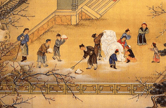 【节气里的大美中国】冬至｜当古画“活”过来：古人的冬天原来这样过