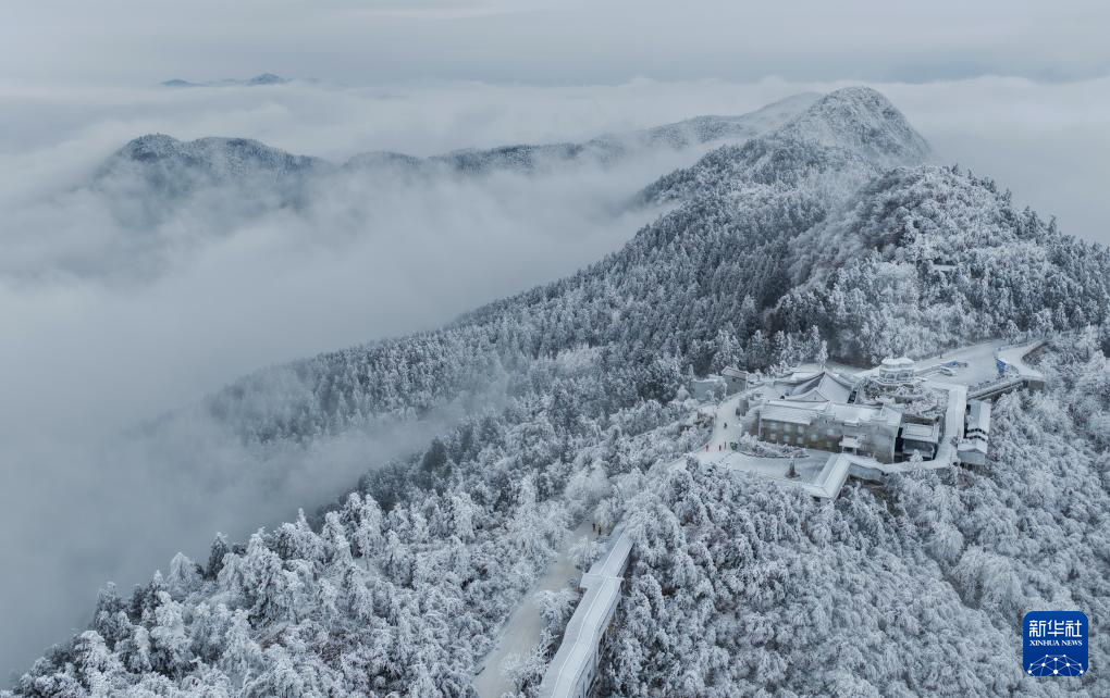 冰雪南岳美景如画