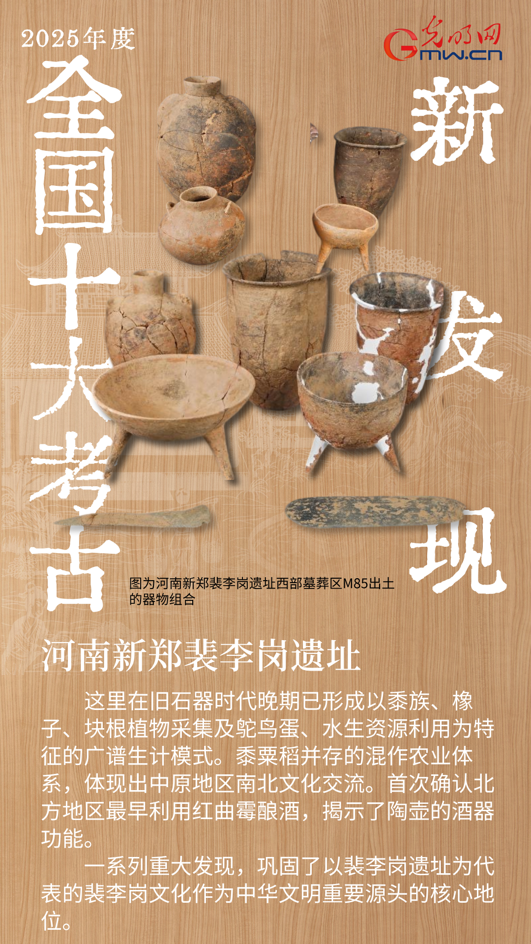 2025年度全国十大考古新发现揭晓！一组海报带你了解