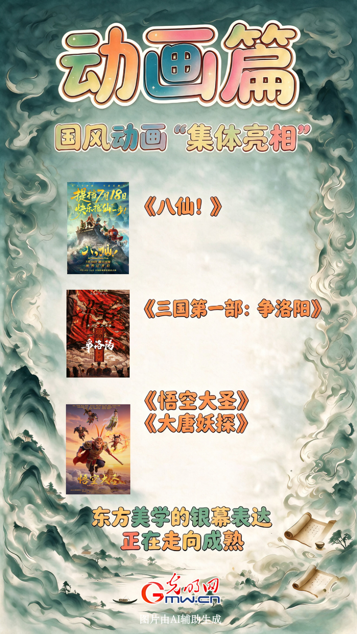 欢乐消暑：暑期档喜剧、动画电影成绩亮眼